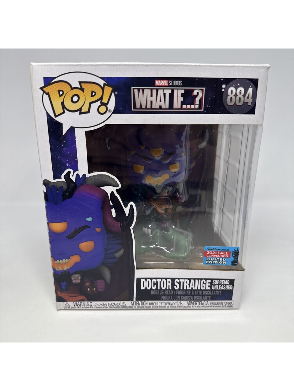Funko Pop! NYCC 2021 Limited Edition Exclusive Doctor Strange Supreme Unleashed